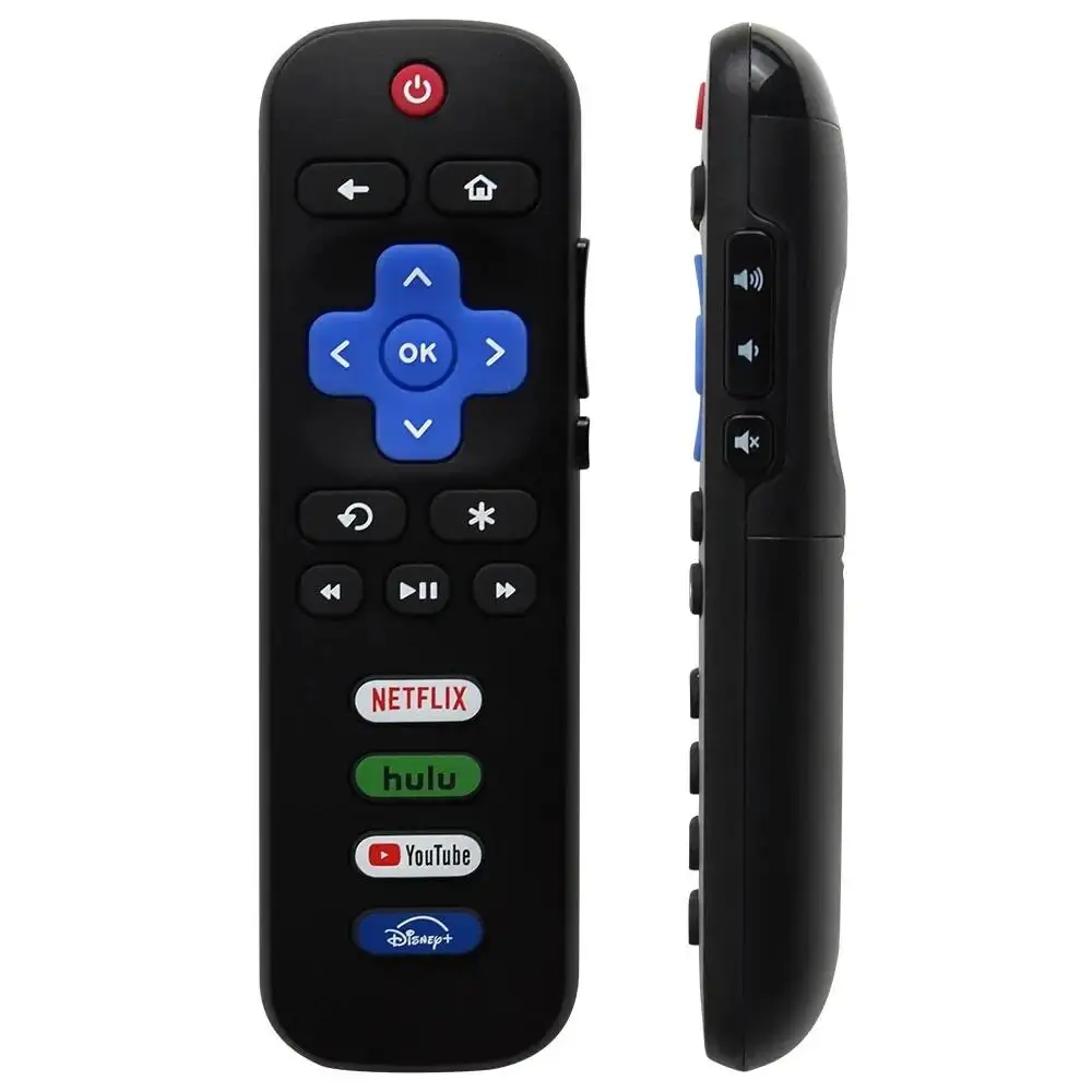 שלט רחוק חילופי RC280A עבור טלוויזיה Roku עבור TCL Roku/Hisense Roku/Onn Roku/Aparatos/Insignia Roku שלט רחוק לטלוויזיה חכמה