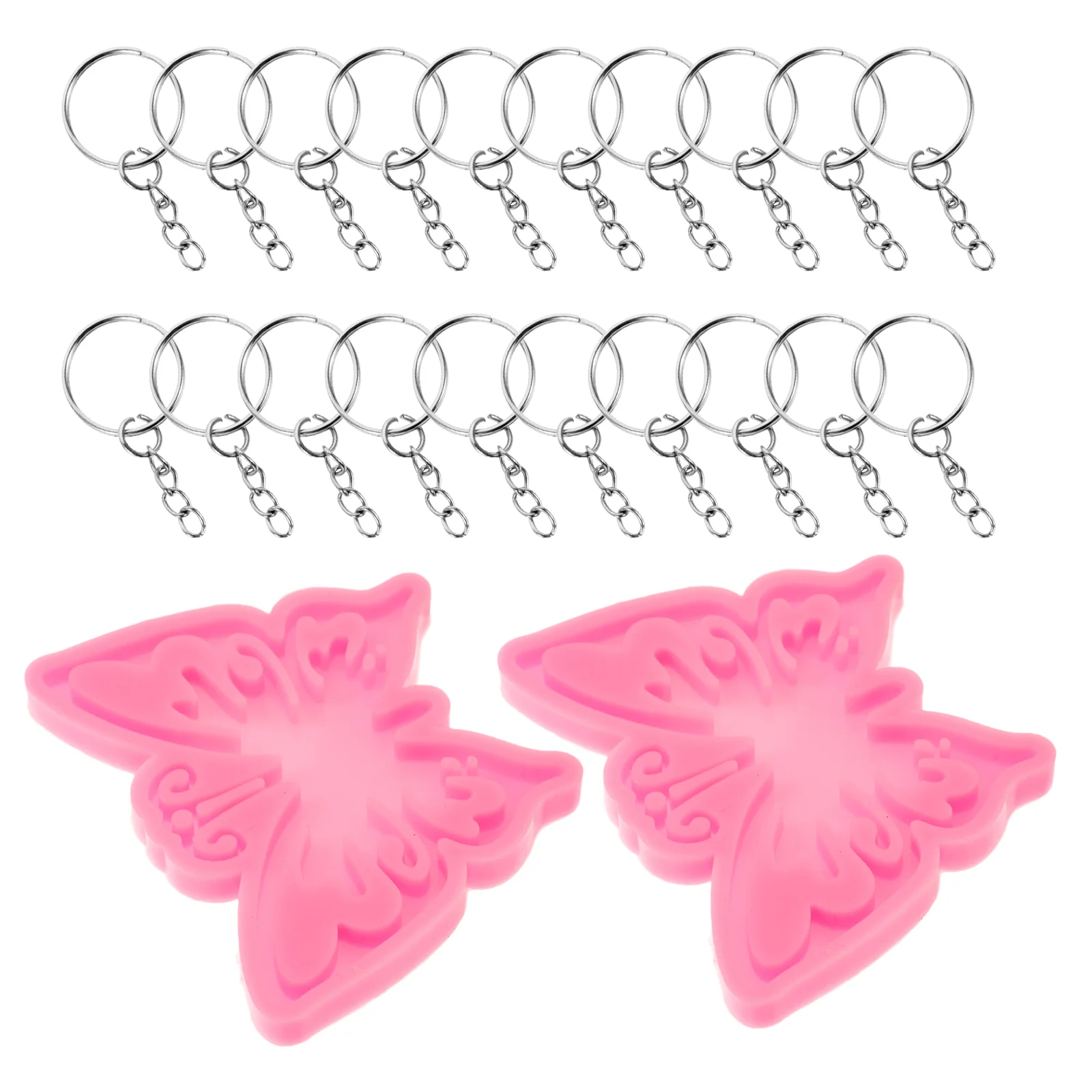 

Серьги эпоксидная Бабочка Форма брелок для ключей аксессуары для силикагеля формы для ключей из смолы