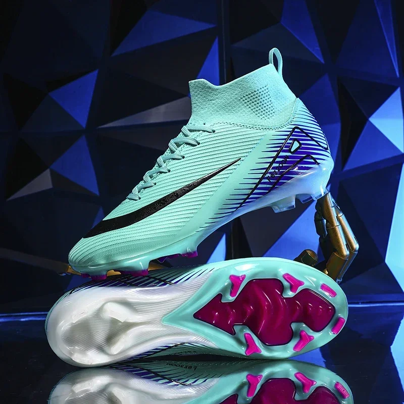 Men Football Boots Society Children Professional Resistant Studded TF/FG Unisex Soccer Shoes Top Quality Sneakers Football Shoes