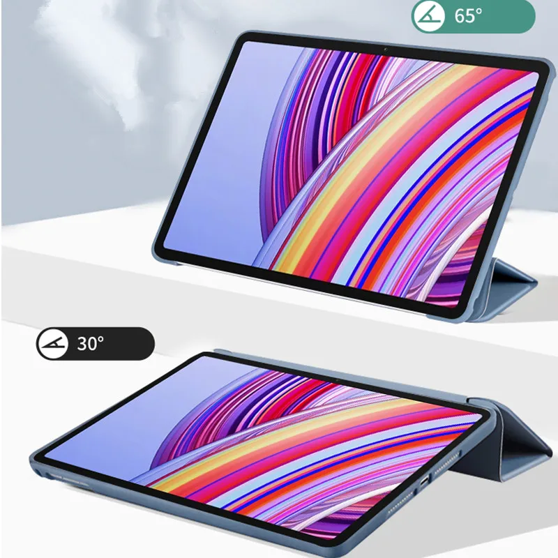 For Xiaomi Redmi Pad Pro 12.1inch Case Fold Leather Flip Smart Tablet Cover For Redmi Pad Pro 12.1