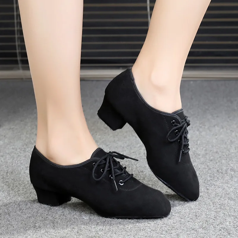 Men Women Latin Dance Shoes Soft Indoor Modern Ballroom Dancing Shoes Color Exercise Shoes Leather Children Dance Sneakers