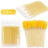 200pcs Eyelash Extension Special Eyelash Removal Brush Micro Brush Eyelash Brush Lipline Cotton Brush for Eyelash Extension Tool 5