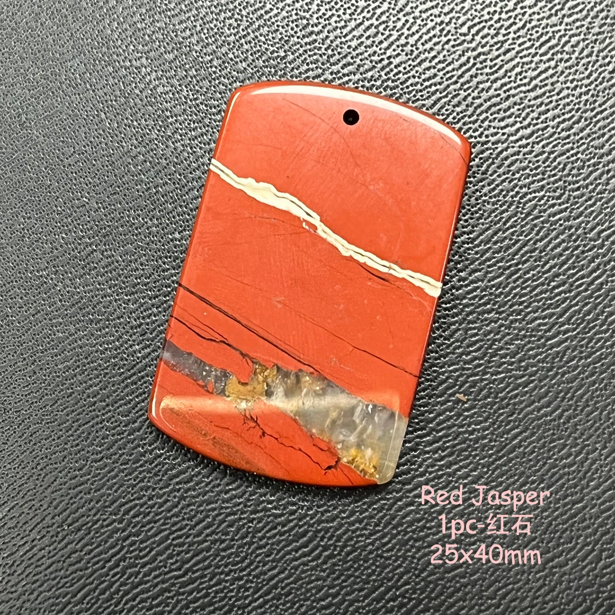 1 Stück Charms Naturstein Rechteck Anhänger Kristall Achat Jaspis für DIY Frauen Männer Halskette Schmuck Machen Zubehör – Detail 13