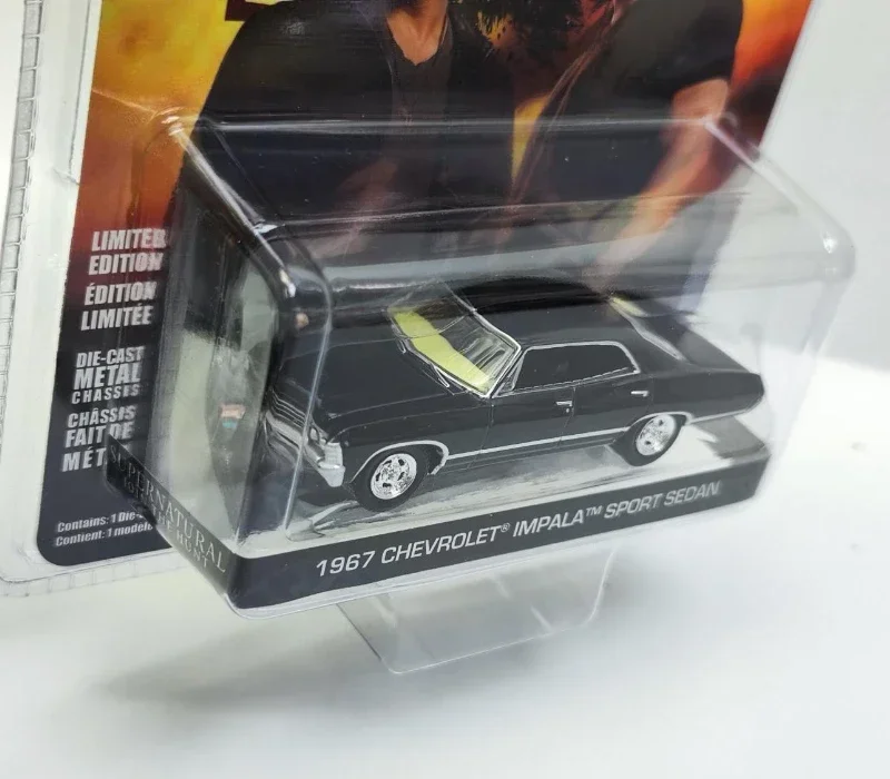 Model 1:64 Supernatural 1967 Chevrolet Impala Sport Sedan Diecast Metal Alloy Model Car Toys For Kids Gift Collection 3