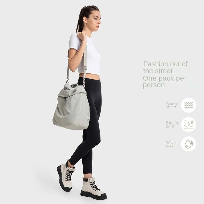Moisture Permeable Large Capacity Handbag Fashionable All-match Crossbody Bag Women's Simple Light Outdoor Shoulder Bag Mermaid 4