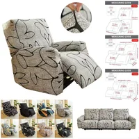 Elastic Recliner Sofa Cover Printed Slipcover Chair Sofa Protector Relax Armchair Stretch Couch Covers For Living Room 1
