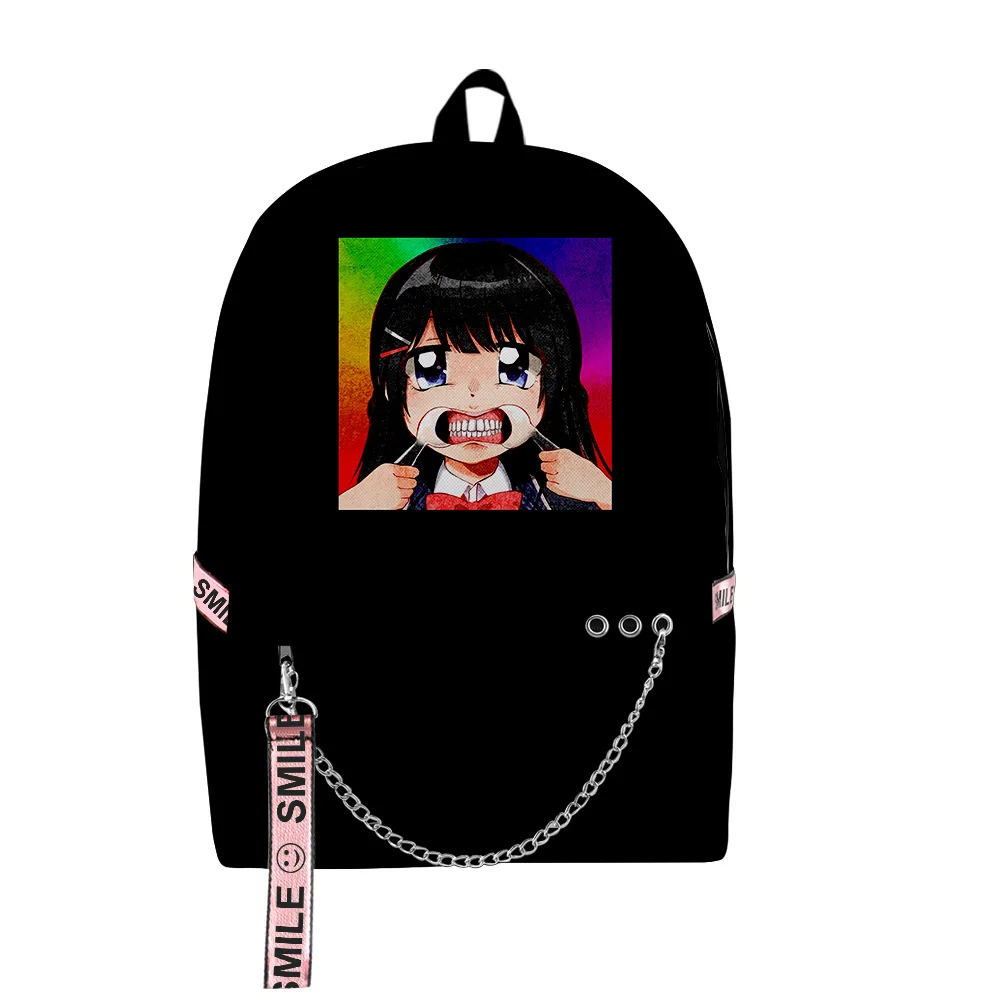 

Popular Youthful School Bags Unisex Tsukino Mito VTuber Anime Travel Bags 3D Print Oxford Waterproof Notebook Shoulder Backpacks