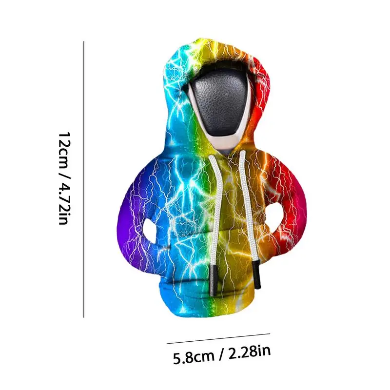 Gear Shift Hoodie Cover Shift Cover car Gear Handle Decoration Fits Manual Automatic Universal Car Shift Lever Interior Decor