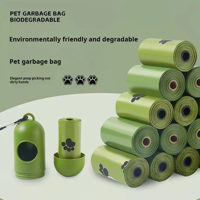 Dog Poop Eco Friendly Waste Bags Pick-A-Poop Bags (4 Free Roll)