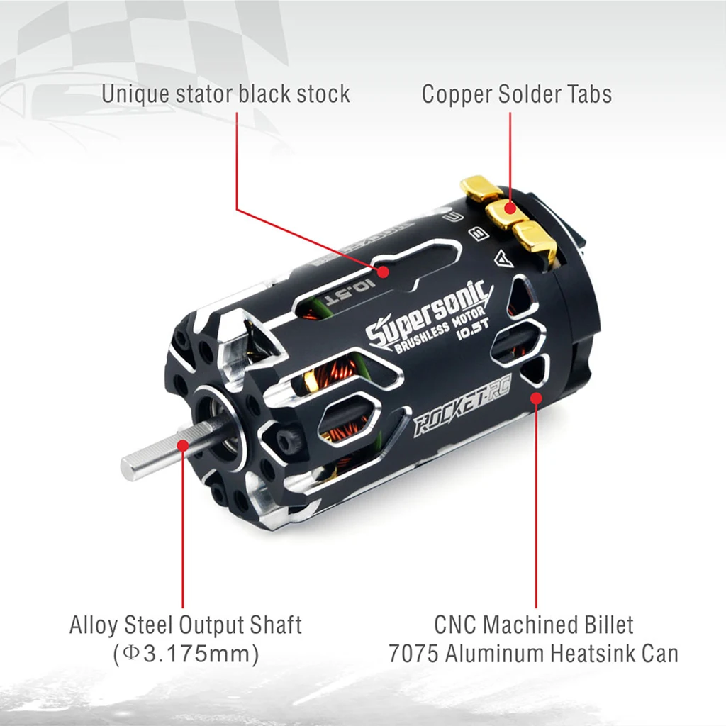 Surpass Hobby ROCKET-RC Supersonic 380 /390 KV3300 2-3S Sensored