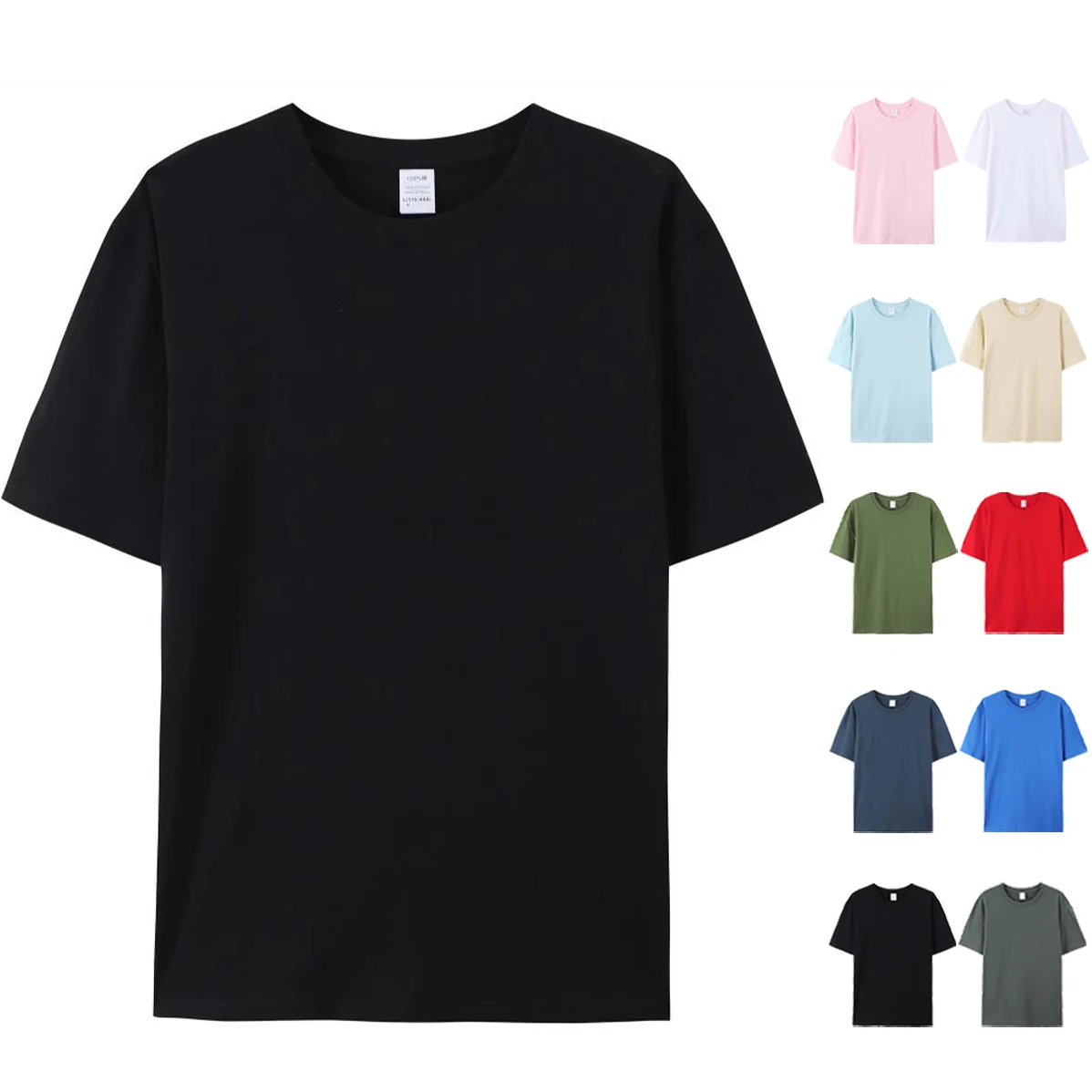 

Blank 100% Cotton Unisex Tshirts Wholesale Round Neck Men T Shirt High Quality Short Sleeve T-shirt For Men Poleras De Hombre