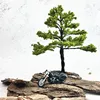Model Handmade Platform with Dead Wood Base Model Tree Base Scenery Soldier Land Landscape Architecture World War II Ruins Rocks 3