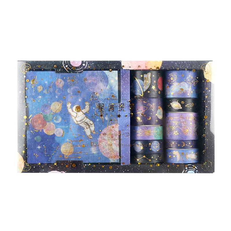 

20pcs/set DIY Scrapbooking Sticker Label Masking Tape Gift Le Petit Prince Space Travelling Washi Tape Set Galaxy Adhesive Tape