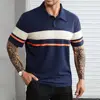 Summer Luxury Polo Shirt Mens Polo Large T Shirts Stritching Shorts Sleeve Turn-down Collar Business Tee Shirt Sweatwear 3XL 5