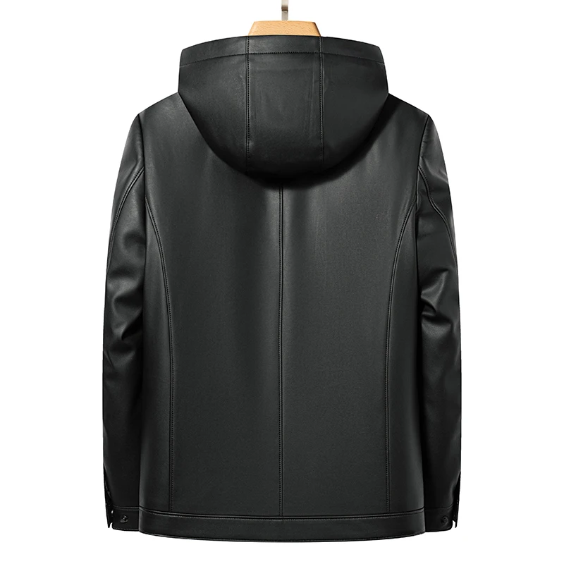 Рисунок 2 - Мужской зимний пуховик из натуральной кожи