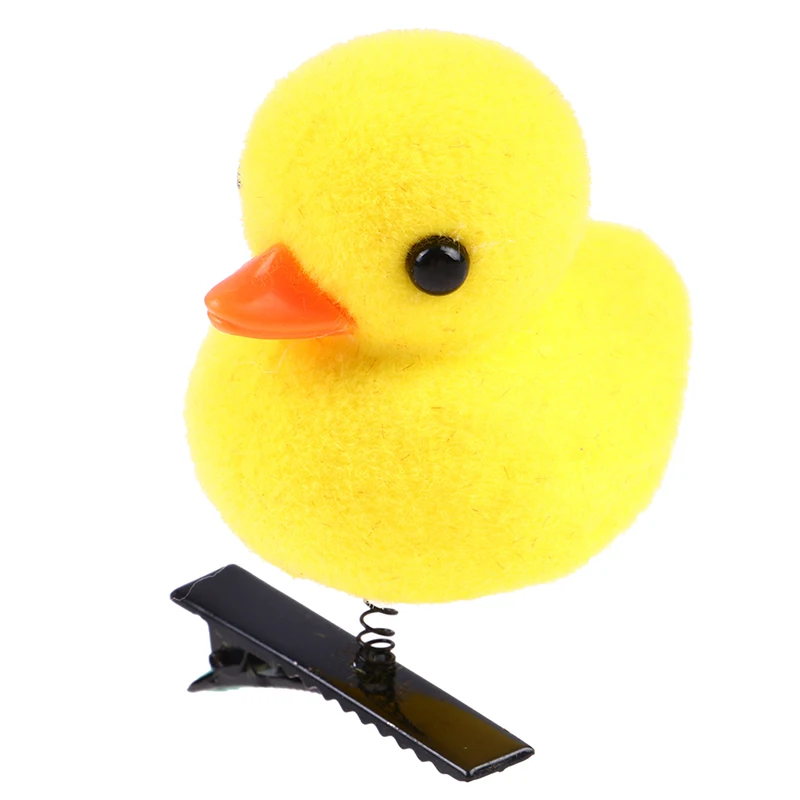 1 Pcs Kleine Gelbe Ente Haarnadel Für Kinder Geschenk Lustige Weihnachten Geschenk Nette Frühling Kopfschmuck – Detail 5