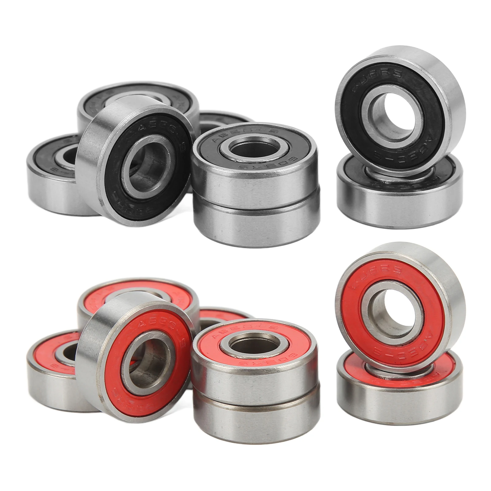 ABEC 9 베어링 내식성 고정밀 고경도 608RS 볼 베어링 저소음 탄소강 댄스보드용