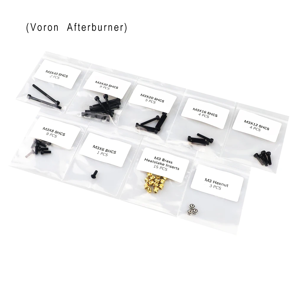 voron kit complet de vis et de fixation pour imprimante