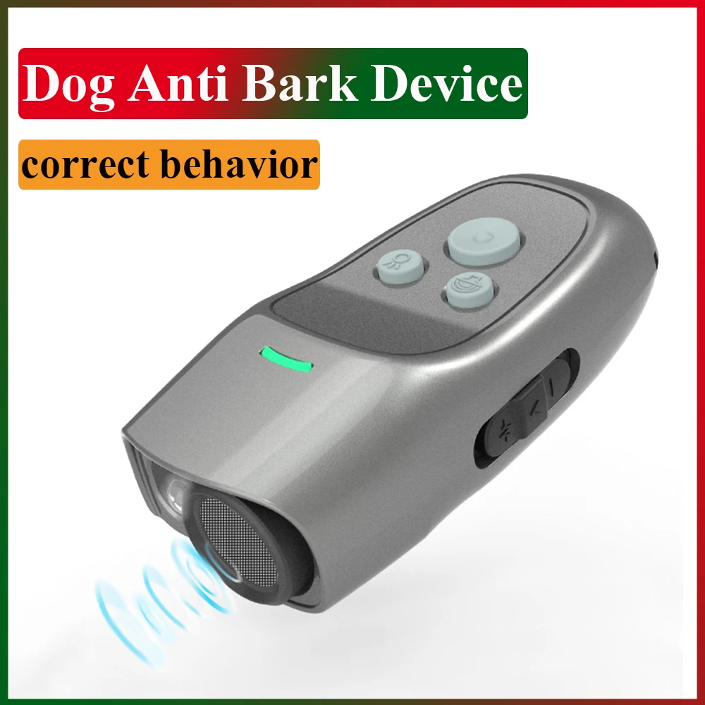 DogAntiBarkDeviceWithUltrasonicDogRepellentTrainingTools