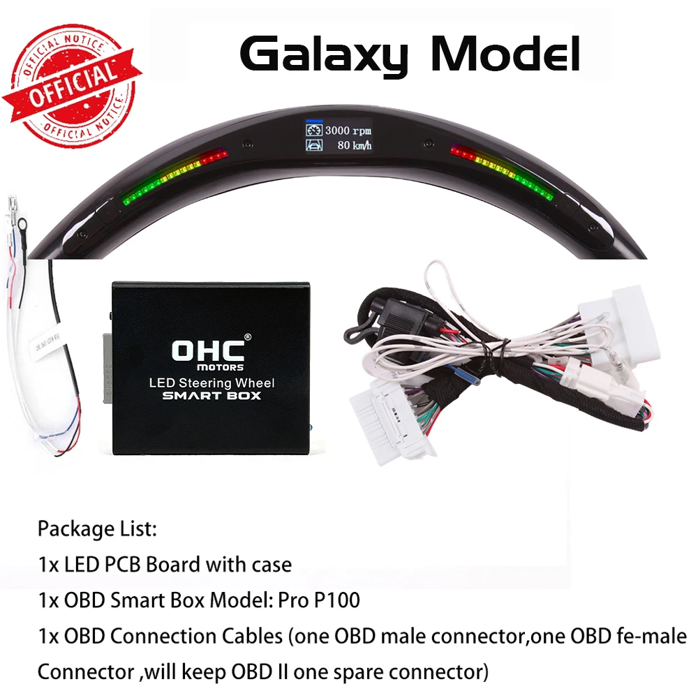 Led Display Steering Wheel Kit Universal Use Ohc Motors