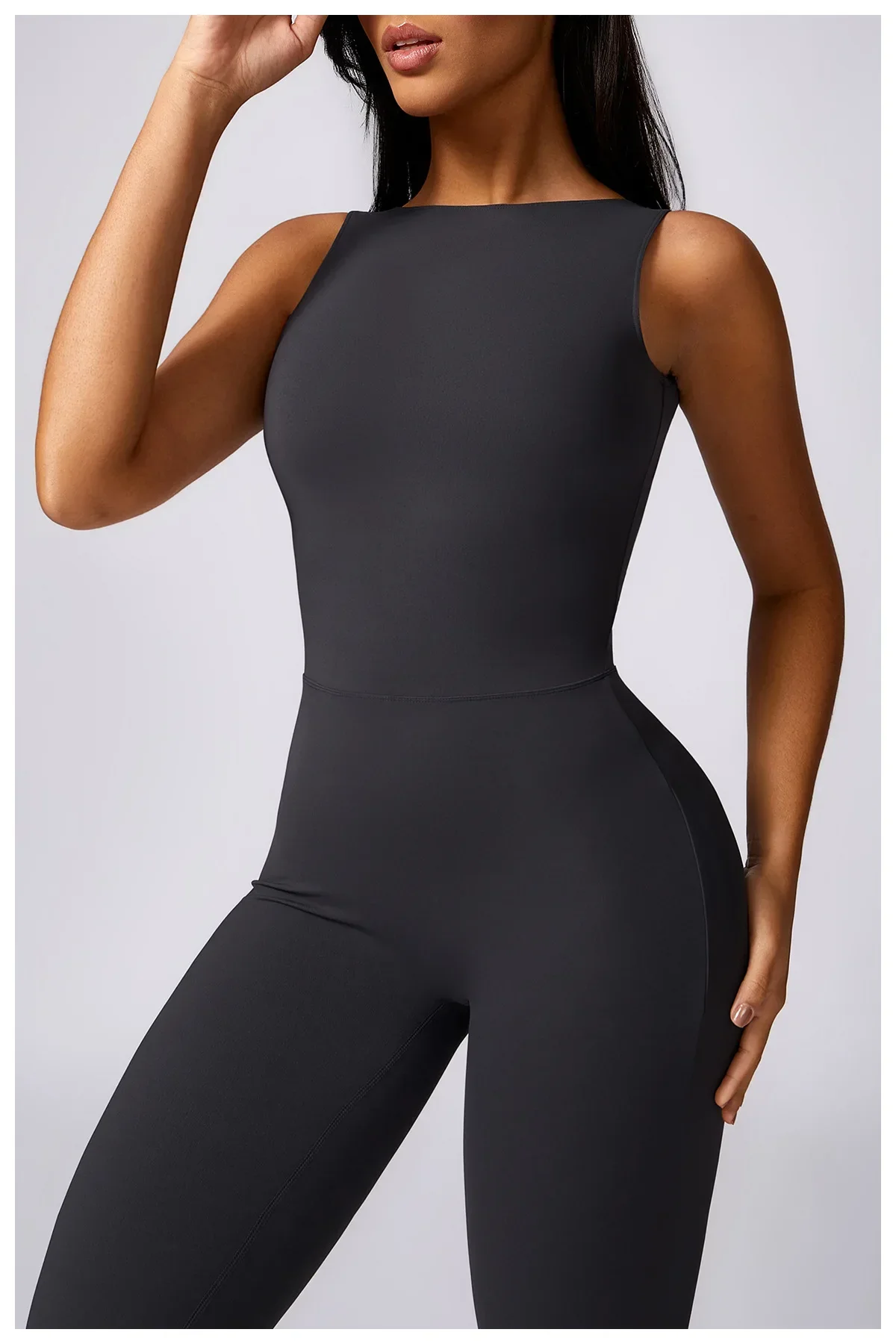 New Gym Sportswear Solid Seamless Women Training Yoga Jumpsuit Push Up One Piece Fitness Rompers Lady Workout Legging Bodysuits