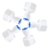 6Pcs Fitting Connector for Aquarium RO Water Filter Reverse Osmosis System Fit 1/4 Tube OD to 1/2 Female Water Filter Connector 4
