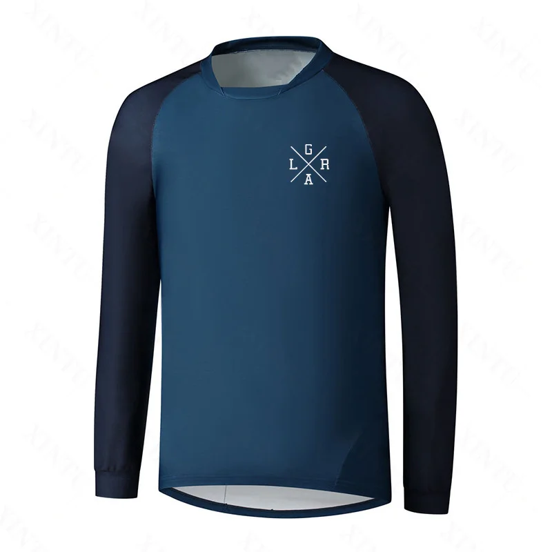thumbnail image 1 of Nueva camiseta de manga larga Loose Rider DH Motocross, chándal para hombre, BMX, MTB, bicicleta de montaña, carrera de resistencia, camiseta transpirable, 1 of 5