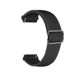 Nylon Elastic Replacement Wristband for Smartwatch - Comfortable and Adjustable Watch Strap Bracelet (C)