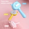 Pet Massage Comb USB Electric Self-cleaning Cat Steam Brush Cartoon Cat Long Handle Hair Remover Comb Dog Grooming Accessories 2