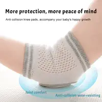 Mesh Breathable Baby Knee Pad Kids Safety Anti Fall Crawling Elbow Cushion Infants Toddlers Protector Safety Kneepad Leg Warmer 6