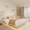 Unique Pretty Children's Bed White Cute Modern Comferter Children Beds Princess Loft Cama Infantil Bedroom Set Furniture 5