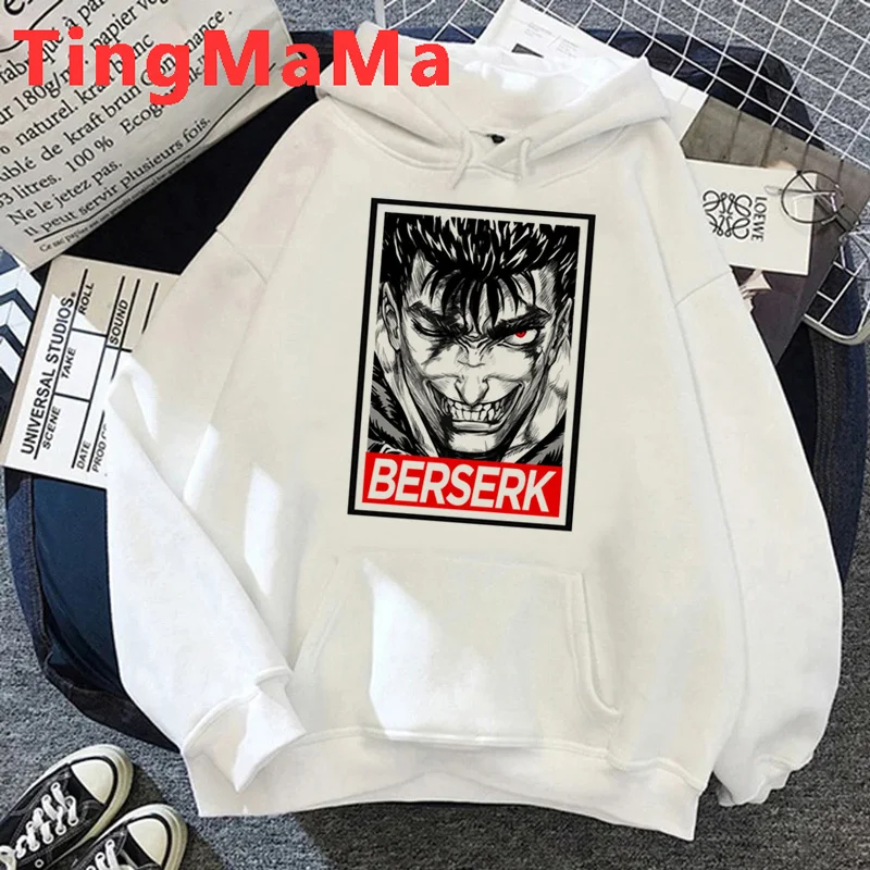 

Berserk Guts hoodies men y2k aesthetic streetwear grunge harajuku male hoddies streetwear