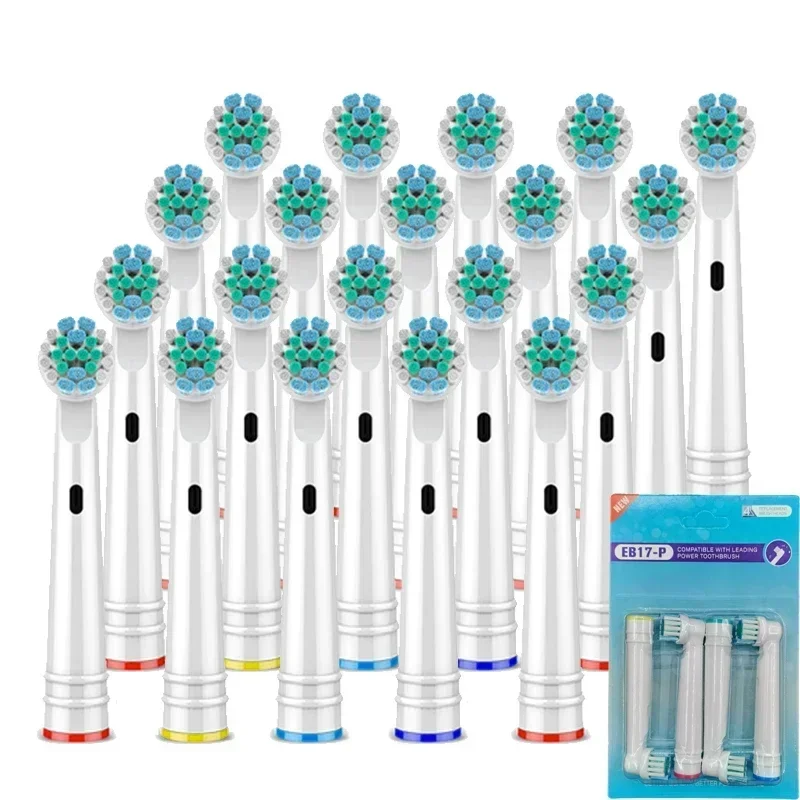 16/20pcs Electric Toothbrush Replacement Brush Heads for Oral B D25 D30 D32 4739 3709 for toothbrush heads