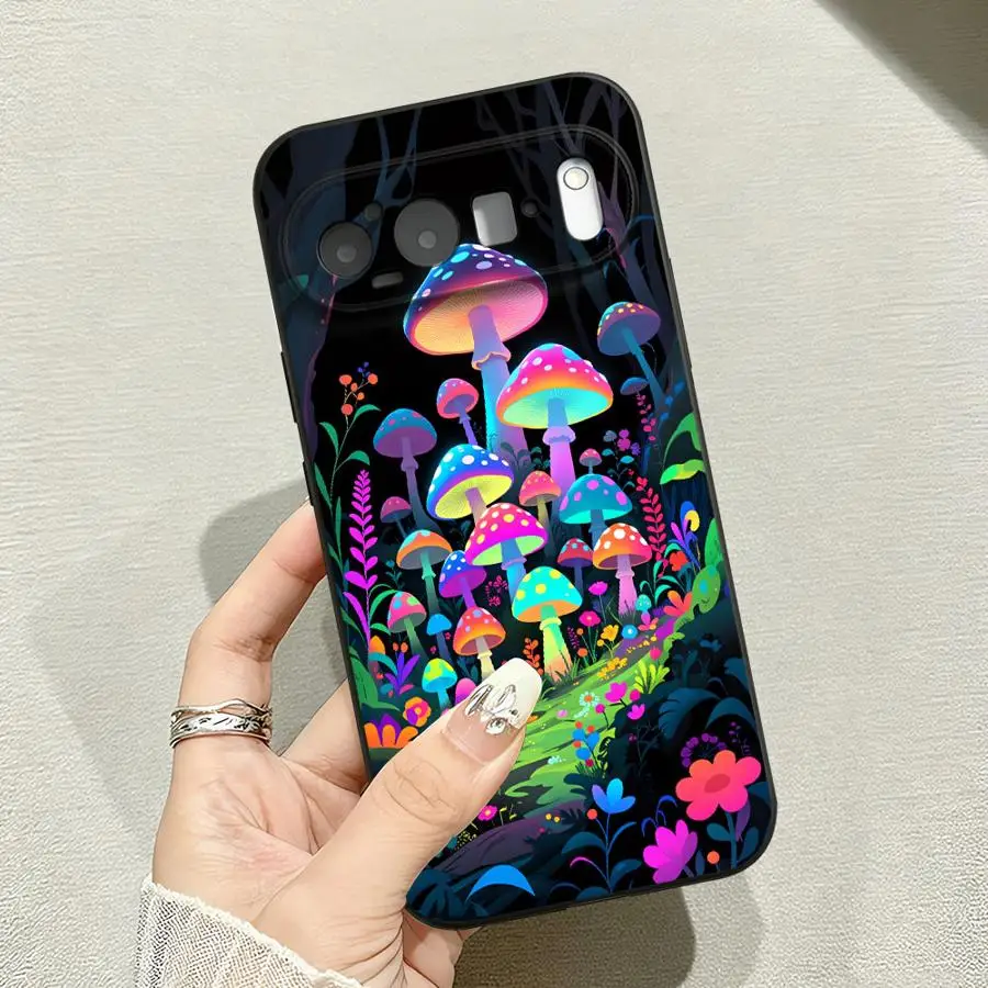 Cartoon Mushroom Phone Cover Case