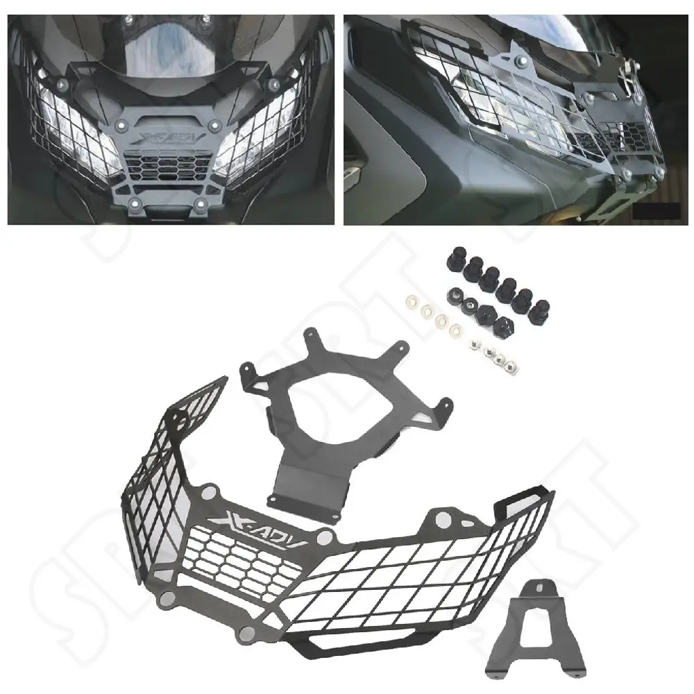 

Fits for Honda XADV 750 X-ADV XADV750 X-ADV750 2017 2018 2019 2020 Motorcycle Headlight Grille Guard Front Headlamp Shield Cover