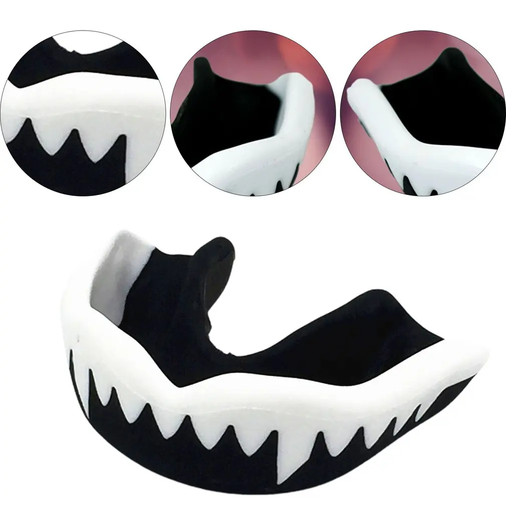 1Pc EVA Sport Football Boxing Mouth Guard Adult Karate Muay Safety Teeth Guard 