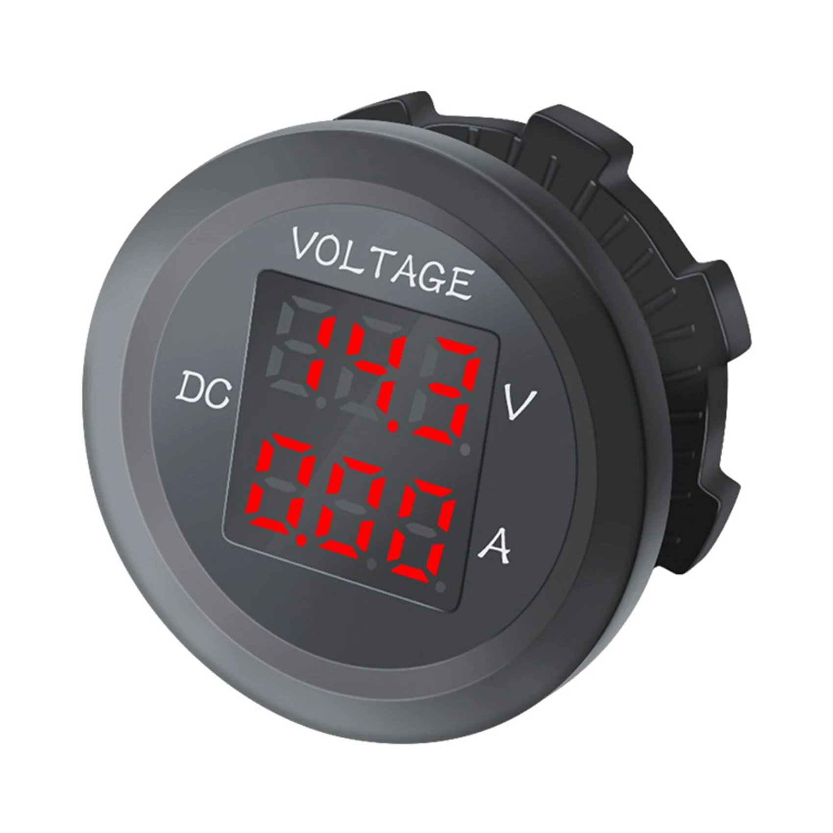 

Car LED Digital Voltmeter DC 12V/24V LED Dual Voltmeter Ammeter Voltage Gauge for Car Boat Universal Waterproof