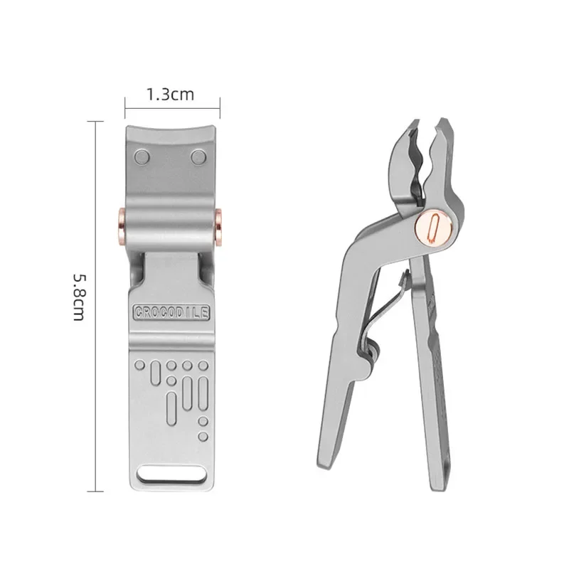 Crocodile-shaped Wide Jaw Nail Clippers Stainless Steel Manicure Cutter Anti-splash Thick Hard Toe Nails Scissors Pedicure Tools nail clipper set nail clipper nail scissors set nail clippers manicure set manicure sets manicure nail clipper set nail clippers kit