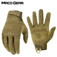 Outdoor Tactical Gloves Training Combat Sport Hiking Climbing Shooting Hunting Riding Cycling Full Finger Anti-Skid Mittens 1