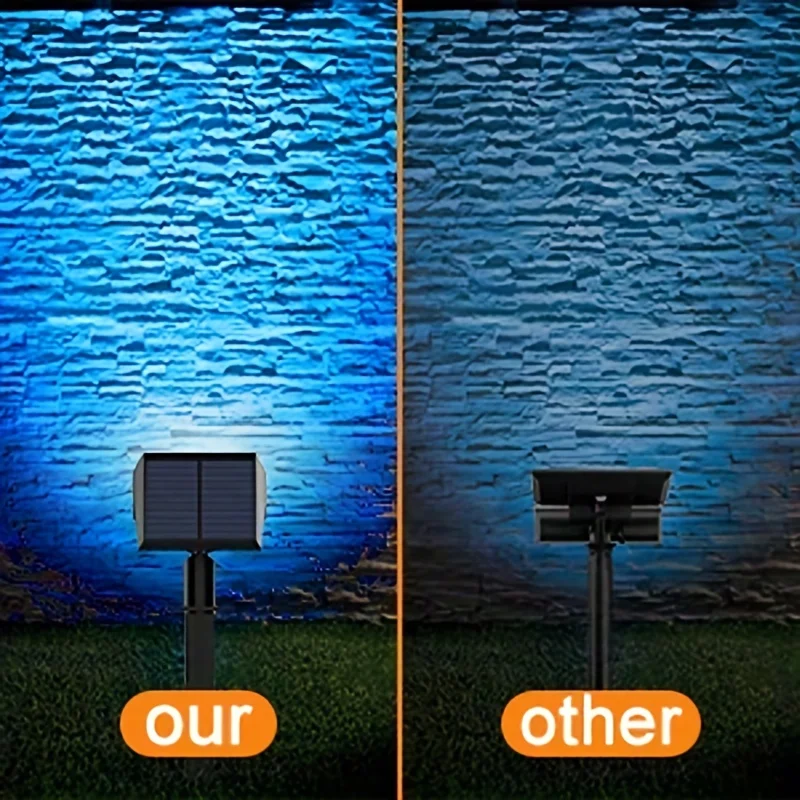 Description Picture 4 of itemSolar Spot Lights Outdoor Color Changing 7 Modes Christmas IP65 Waterproof Landscape Spotlights Dusk To Dawn For Patio Garden