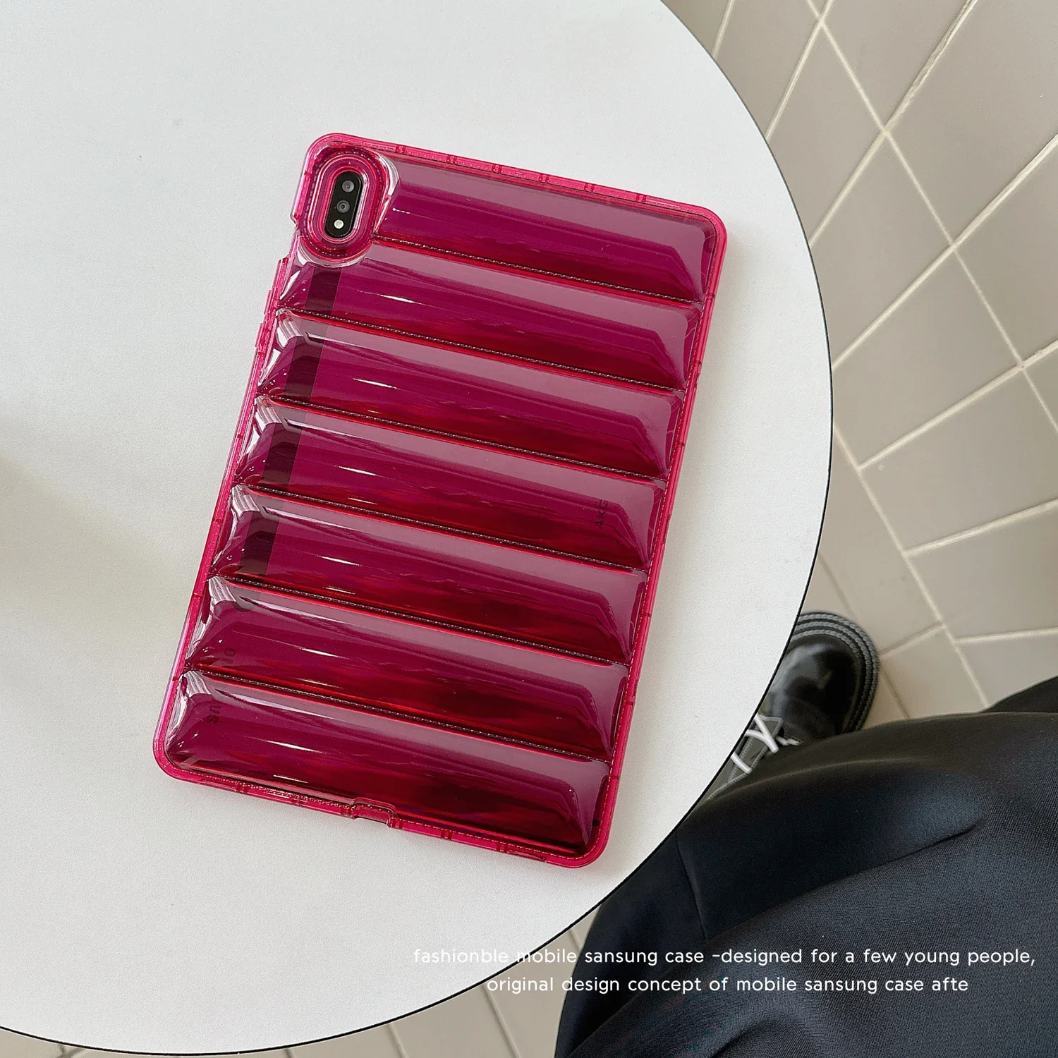 Clear Silicone Shockproof Tablet Case with Air Bag Design