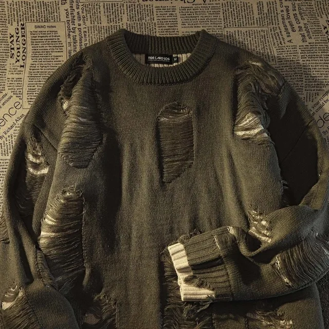 Distressed Two Layer Jumper 4