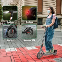 Trottinette électrique pliable SUNNIGOO Urban Commuting Escooter N7PRO 350W en alliage d'aluminium, pneus de 8,5 pouces, batterie lithium 36V 10,4Ah avec application, trottinette pour adultes, étudiants, cadeaux, trottinette légère et pliable pour les voyages et les sorties, trajets quotidiens, déplacements étudiants 5