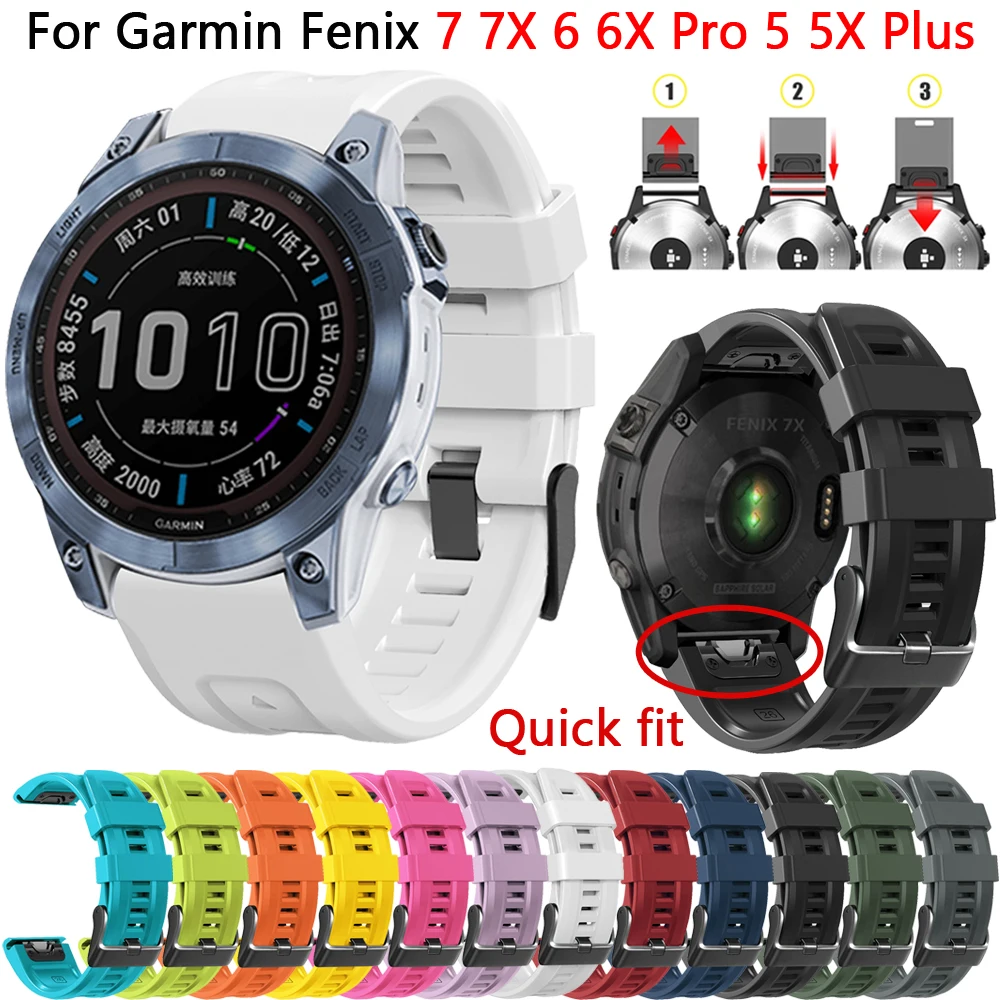 Garmin 22 Mm 26 Mm Quick Fit Titan Metall Uhrenarmband Für Fenix 7X 7 6X Pro 5X Plus/Instinct/Epix Armband
