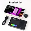 Desiontal M140 RGB Photography Fill Light Live Streaming Conference Selfie Lighting Compatible with Camera,Cell Phone,Laptop Use 5
