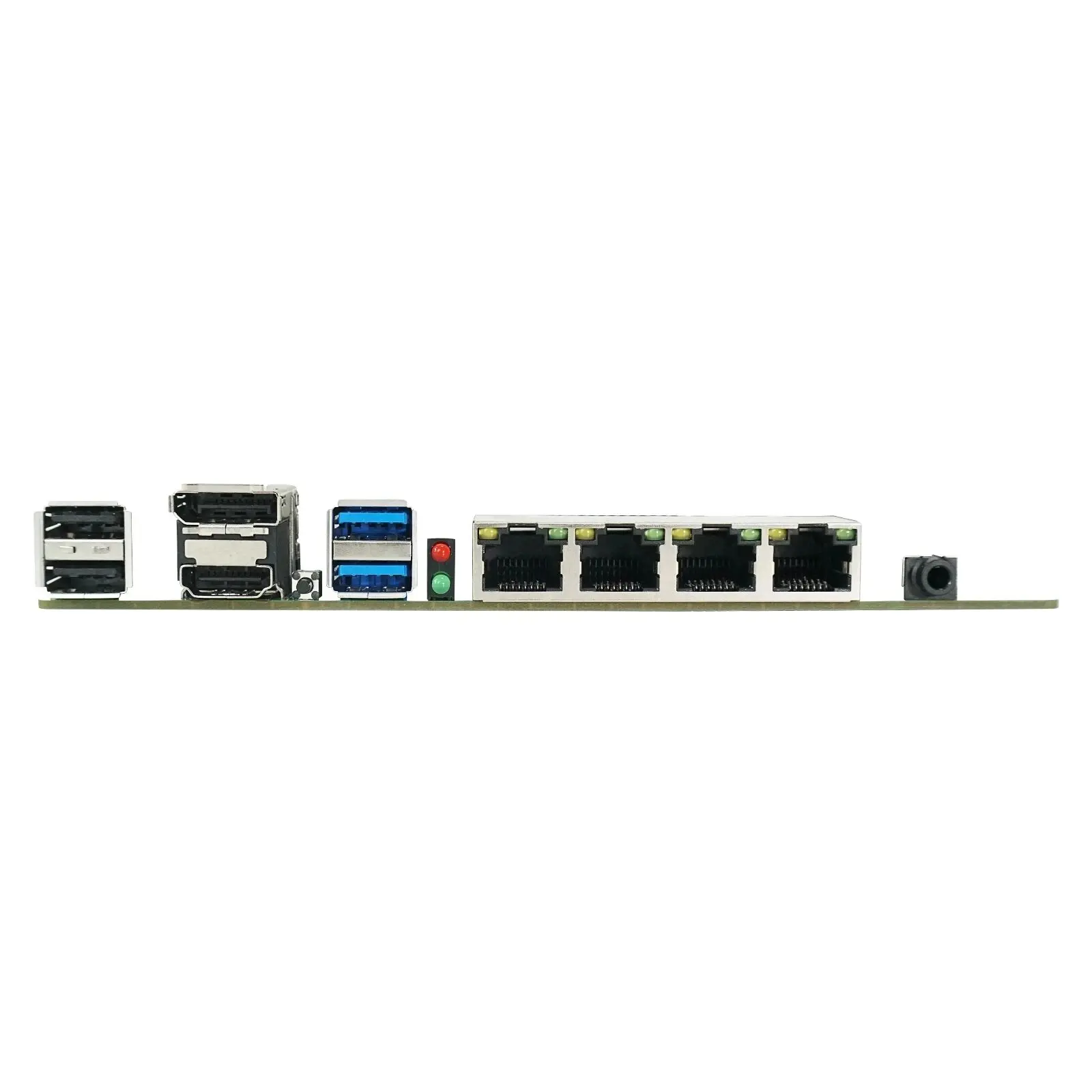Intel N100 Mini ITX Mainboard 6-Bay NAS Motherboard 6xSATA3.0 4xi226 Lan 1xPCIE 1xDDR5 2.5G 2xUSD3.0 HD DP Firewall Soft Router 4