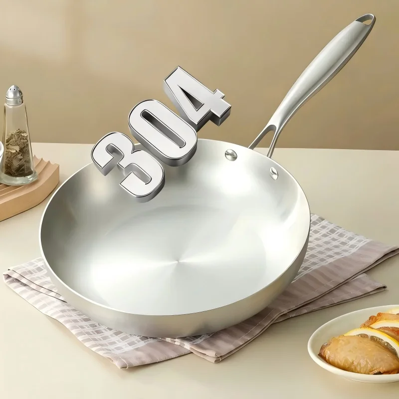 Stainless Steel Frying Pan 6
