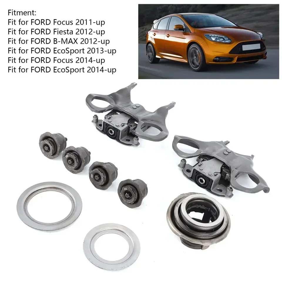New Automotive Transmission System 6DCT250 DPS6 Dual Clutch Shift Fork Bearing Kit for Ford Fiesta Ecosport