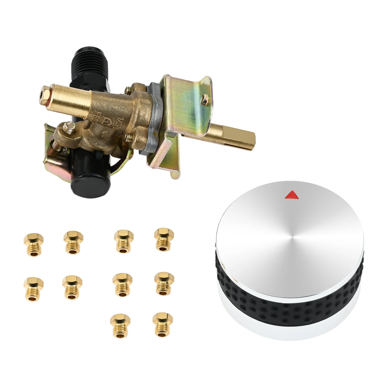 Kit de Conversão de Bocal Regulador de Gás Natural Válvula de Controle com Orifícios de Gás lp Propano Fire Pit