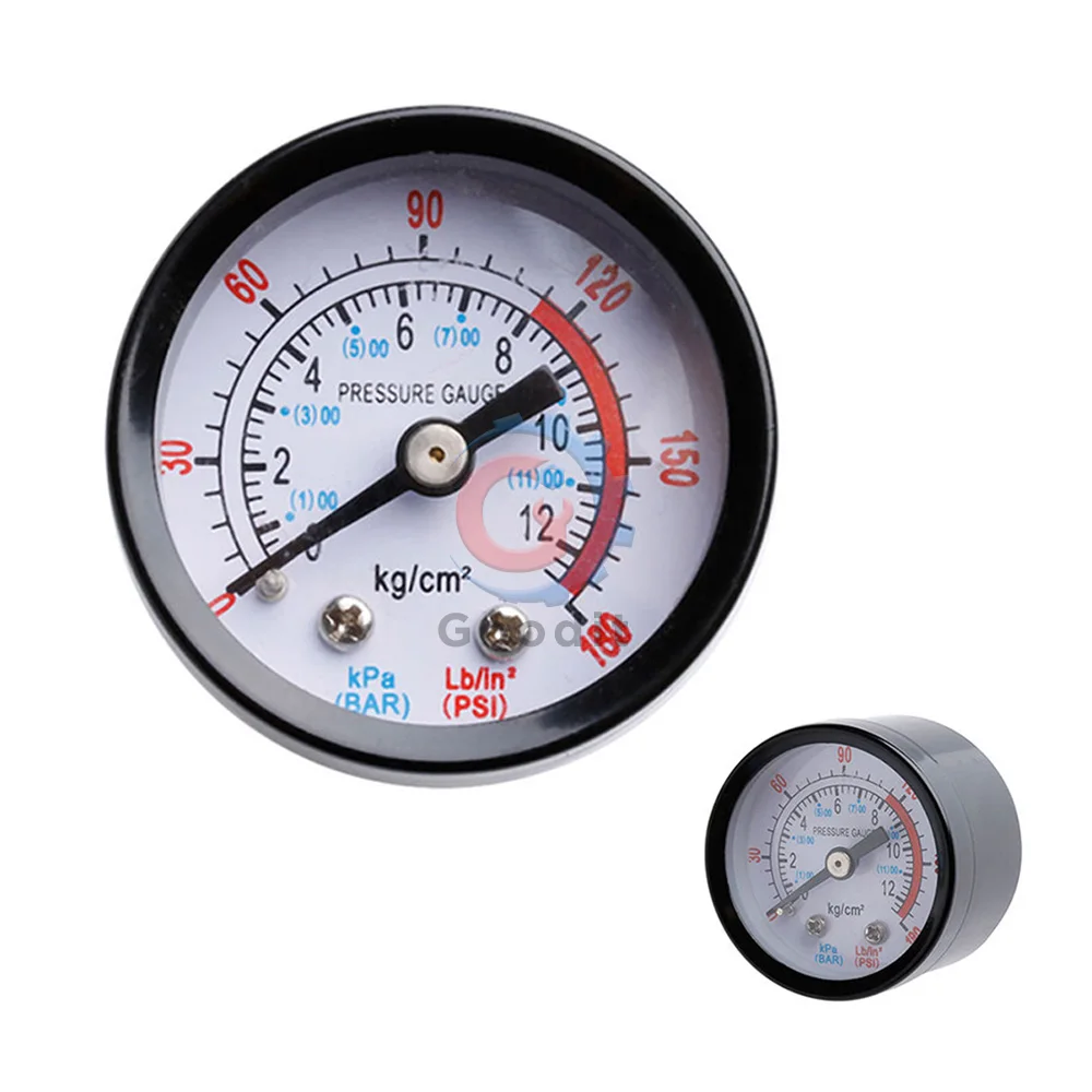 Vacuum/air pressure gauge mini dial dual scale 1/4 "NPT-30HG/0PS 2" digital display table